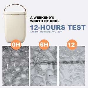 Glacière rigide portable légère de 10 L en PP, isolée en EPS, pour le stockage des aliments et du vin, idéale pour les voyages, le camping et les activités de plein air - Product Image 5