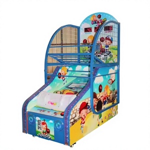 Machine de tir de basket-ball à monnayeur pour enfants, jeu de tir d'intérieur, armoire métallique, version anglaise pour centre de jeux - Product Image 3