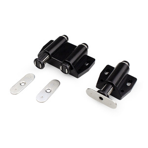 Cabinet <b>Door</b> <b>Spring</b> Loaded Mechanism Double Damper Track Push Button Type <b>Door</b> Mount Plastic Silent Handle Free - Product Image 1