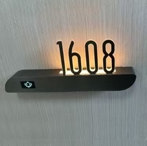 Lampe moderne HFBH pour hôtel et numéro de maison, plaque élégante pour l'<span class=keywords><strong>entrée</strong></span> de porte - Product Image 5