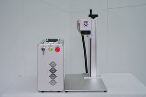 Machine de marquage laser à fibre 50W CNC DXF refroidi à l'air pris en charge pour la gravure de pierre de verre en plastique bois métal - Product Image 2