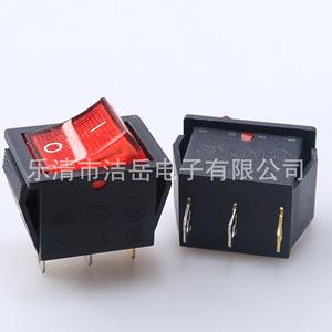 Interruptor basculante Kcd4 de 31x25mm con luz roja de 15A, montaje en panel de plástico para piezas de cocina de inducción - Product Image 2