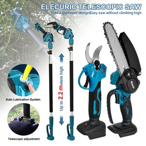 Cordless <b>Electric</b> Garden <b>Pruner</b> Brushless Pruning Scissors with Extension Reach Pole Garden Cutter & <b>Electric</b> Garden Saw - Product Image 2
