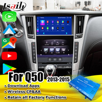 Interface Android Lsailt 8 Go pour Infiniti Q50 2013-2015 Wireless CarPlay, solution Android Auto avec NetFlx, Spotify, Google Map