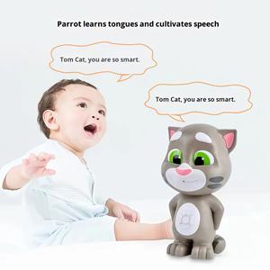 Juguete Robótico Interactivo, Gato Tom Parlante, Muñeco Educativo con IA, <span class=keywords><strong>Robot</strong></span> Inteligente para Niños, Compañero de Plástico con Control de Voz y Táctil - Product Image 3