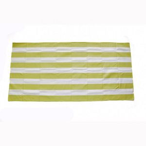 Good Quality Quick Dry Custom Logo Printed Striped Microfiber Beach Towel - Product Image 2