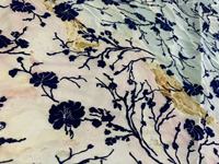 Tissu extensible en polyester 3D à flocage floral imprimé numériquement, extensible dans les 4 sens, pour la confection de vêtements féminins