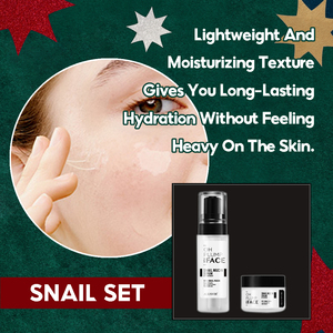Christmas Skincare Products Private Label <strong>Snail</strong> Mucin Hyaluronic Acid Anti-Aging Repair Whitening <strong>Face</strong> Serum Moisturizer <strong>Cream</strong> - Product Image 4