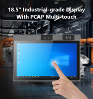 Geshem - Panel PC Industrial Todo en Uno de 17 Pulgadas de Alto Rendimiento J1900 I3 I5 I7, Computadora Integrada sin Ventilador, Compatible con Win10/Linux OEM