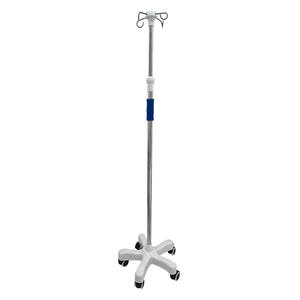 Soporte de Suero Intravenoso Portátil de Alta Capacidad de Carga, Soporte de Goteo de Acero Inoxidable y ABS, Carro de Hospital - Product Image 1