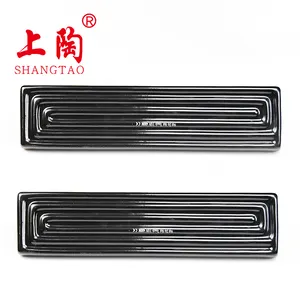 Flat or Curved Ceramic Infrared Heater for Plastic IR Heating Element