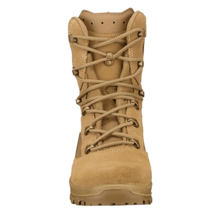 Bottes de combat tactiques d'hiver en cuir suédé marron SFB26 à tige haute pour la chasse, la moto, la randonnée en extérieur et le désert - Product Image 2