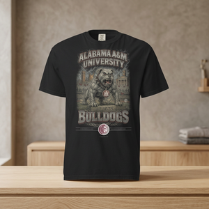 Yard AAMU Bootleg Pusher <b>Tee</b> <b>Vintage</b> College T-Shirt HBCU Apparel Retro Streetwear Eco-Friendly Silk Screen Printed Regular Fit - Product Image 3