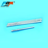 Tiges de suspension d'échappement droites OEM 9 pouces, à tête plate ou en forme de flèche, en zinc uni, courbure en D à 90 degrés, universelles, en acier