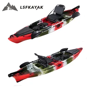 Canoa de pesca de kayak de 10 pies, venta al por mayor con un asiento