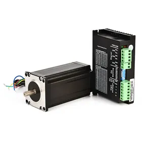 Hybride hohe drehmoment 3Nm und strom 3A nema 23 stepper motor und fahrer kit für cnc Maschine