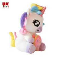 Oreiller en peluche licorne géante Kawaii Jouets de couchage Cheval en peluche doux Poupées douces Animal Cheval Licorne Jouets en peluche