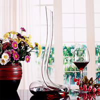 5588DC 100% carafe à vin soufflée à la bouche carafe à vin rouge de luxe carafe en forme de serpent carafe Cobra carafe pour vin
