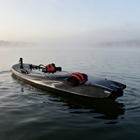 Planche de surf à moteur à réaction en fibre de carbone avec conception étanche, écologique pour les sports nautiques en eaux océaniques
