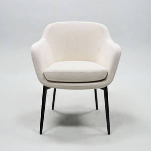 Fauteuil de salon en cuir moderne et minimaliste de luxe léger, chaise de loisirs individuelle pour restaurants, salons, chambres, hôtels, balcons - Product Image 5