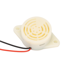 Zumbador de alarma <span class=keywords><strong>industrial</strong></span> DC 3-24V Kit de zumbador electrónico activo piezoeléctrico de pitido continuo, blanco - Product Image 2