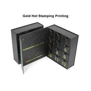 Custom Logo Eco-Friendly Recycled Materials Rigid Box Christmas <b>Advent</b> <b>Calendar</b> <b>Gift</b> Box with Compartments Eid Mubarak - Product Image 3