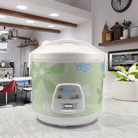 Cuisinière à riz électrique portable pour la maison, fonction de maintien au chaud automatique, revêtement antiadhésif, cuve intérieure de 3 L, multifonction