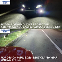 CAR-REFINE D1s Led M20 90W Canbus D2S D4S ampoule de phare Led 8600LM LED série D systèmes d'éclairage automatique D3S D8S phares antibrouillard Led de voiture