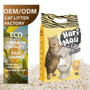 Litière pour chat en tofu biodégradable, écologique et jetable dans les toilettes - Product Image 1