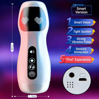 Jouet Masturbateur Masculin Automatique Inversé Étanche pour Adultes, Dispositif de Masturbation en Silicone Effet Peau Naturelle, Jouets Personnalisés pour Adultes