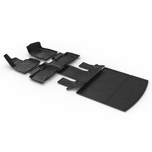 Alfombrillas delanteras y traseras de Tpe para coche, para <span class=keywords><strong>Ford</strong></span> <span class=keywords><strong>Explorer</strong></span> (seis asientos), 2019 +, Material de alta calidad - Product Image 2