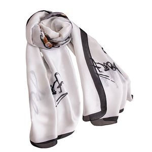 Écharpe carrée en <span class=keywords><strong>soie</strong></span> pour homme, nouveau style printemps, cadeau haut de gamme, cache-cou élégant et polyvalent, écharpe longue et chaude à la mode - Product Image 5