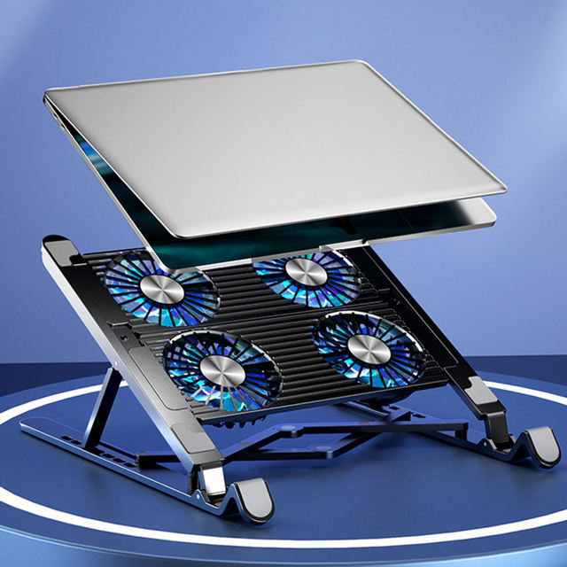 2024 Laptop Folding Stand Laptop Coolers Adjustable Foldable Desk Tablet Pc Holder