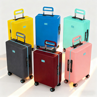Valise de cabine OEM de haute qualité avec cadre en aluminium, coque rigide en PC sans fermeture éclair, design moderne avec serrure TSA pour voyage