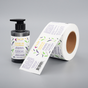 Biểu Tượng Tùy Chỉnh In Ấn Vàng Lá Dán Không Thấm Nước Dính Cuộn Nhãn Dán Cho Mỹ Phẩm - Product Image 3