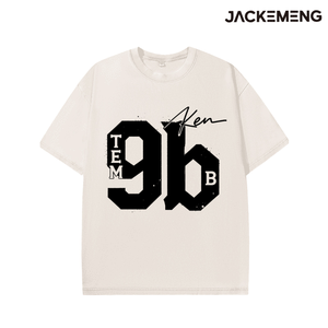 T-shirt rétro streetwear rose délavé oversize « 9b TEM » – Collection Signature – Vente en gros depuis l'entrepôt local aux États-Unis – Tee-shirt hip-hop à manches courtes - Product Image 6