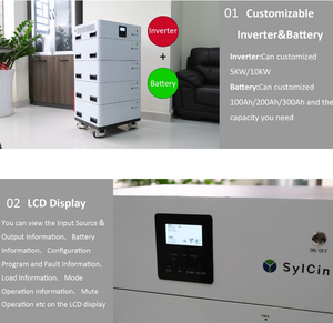 OEM ODM Big Capacity Stackable <b>48V</b> 10KW 20KW 30KW 50KW Lithium Ion <b>Battery</b> Pack Energy Storage <b>Battery</b> and All in One - Product Image 3