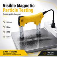 Détecteur portable de défauts par particules magnétiques, machine de test AC MPI pour la détection des fissures de soudure dans les composants métalliques LKMT-220S