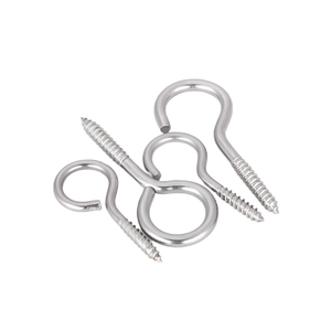 <span class=keywords><strong>Crochet</strong></span> d'usine et attache à oeil en acier inoxydable 304 vis à <span class=keywords><strong>crochet</strong></span> à oeil autotaraudeuse or zingué anneau vis à oeil pour bois métal - Product Image 5