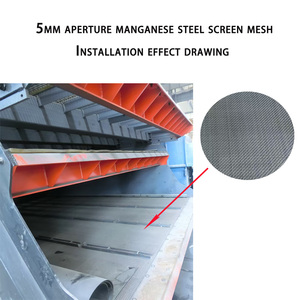 Tùy Chỉnh Thép Mangan Lưới 3Mm * 5Mm <span class=keywords><strong>Crimped</strong></span> Dệt Lưới Đá Lọc Rung Màn Hình Dây Thép Lưới Khai Thác Mỏ Các Bộ Phận Máy Móc - Product Image 3