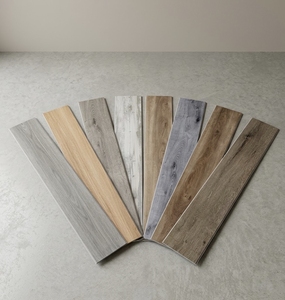 Revêtement de sol SPC à clipser 5 mm, aspect <span class=keywords><strong>bois</strong></span> noyer clair, installation rapide, projet commercial WYRAX - Product Image 1