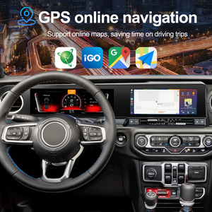 NaviHua Pantalla Dual de Nuevo Diseño para Jeep Wrangler JL 2018-2023, Radio Android para Auto con Pantalla LCD, Velocímetro, Monitor de Unidad Principal - Product Image 3