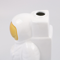 En gros Personnalisé De Haute Qualité Mignon Blanc Spaceman Maison En Céramique Mignon Décor Accessoires D'affichage