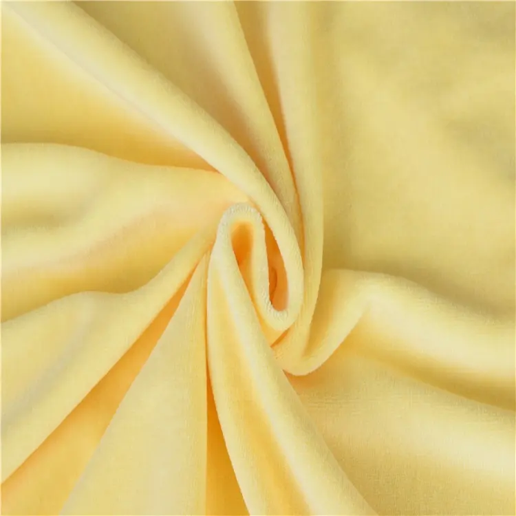 Özel renk CVC 80% pamuk % 20% Polyester kadife kumaş yumuşak kadife kumaş battaniye perdeleri