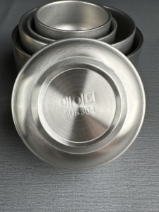 Ciotola per zuppa in acciaio inossidabile a doppio strato di alta qualità da 14cm grande capacità per stoviglie resistenti al calore ecologiche - Product Image 6