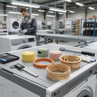 Hochpräzise Mehrfarbige Dekorative Kunststoffkappen Spritzgegossene Stützringe für Industrielle Anwendungen