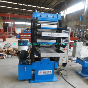 EPDM + SBR gạch cao su lưu hóa không độc hại phòng tập thể dục sàn Mat lưu hóa Máy ép - Product Image 1