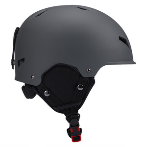 Çok Satan Düz Renkli Yetişkinler İçin Yarım Kask Tek/Çift Kaykaylar İçin Uygun Ayarlanabilir Kışa Dayanıklı Kar Kaskı EPSABS - Product Image 2