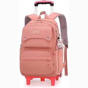 Sac à dos de voyage à roulettes pour lycée, collège, université, sac à dos d'affaires pour ordinateur portable de 17 pouces avec roulettes, échantillon gratuit - Product Image 5