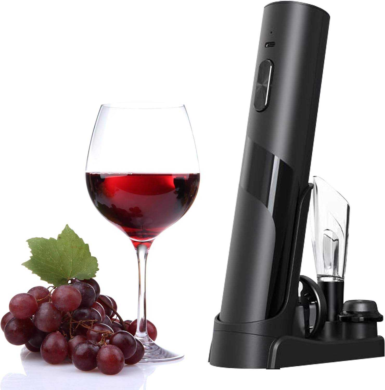 battery electric wine opener set